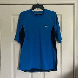 Men’s blue Reebok Play Dry short sleeve size XXL
